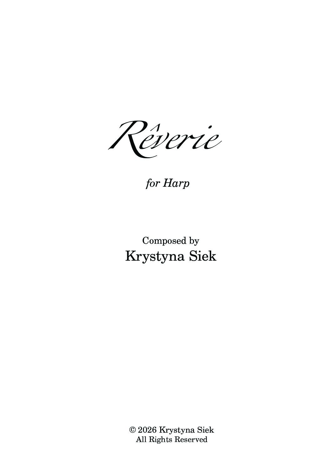 Rêverie